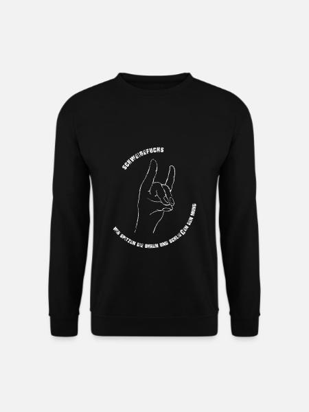 SCHWEIGEFUCHS - Unisex Pullover - Schwarz