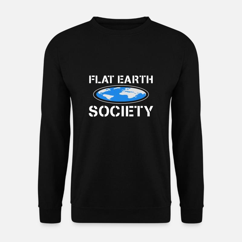 Flat Earth Society - Unisex Sweatshirt - black