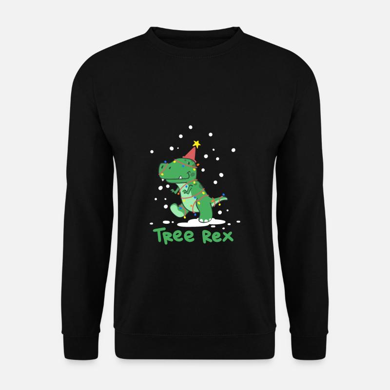 Weihnachten Tree Rex - Unisex Pullover - Schwarz