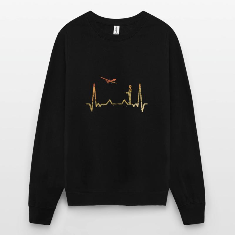 Evolution model flight airplane aviator funny Vinta Unisex Sweatshirt