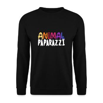 Photographe photographe animalier photographie - Sweat-shirt Unisexe - noir - Devant - Alina (178cm) & Michal (187cm)
