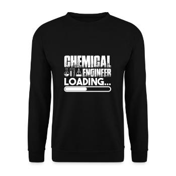 Chemieingenieur Chemieingenieur Laden - Unisex Pullover - Schwarz - Vorne - Alina (178cm) & Michal (187cm)