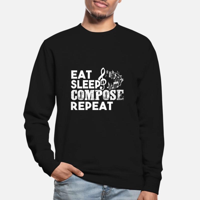 Composer Composer Eat Sleep Compose Repeat Unisex Sweatshirt