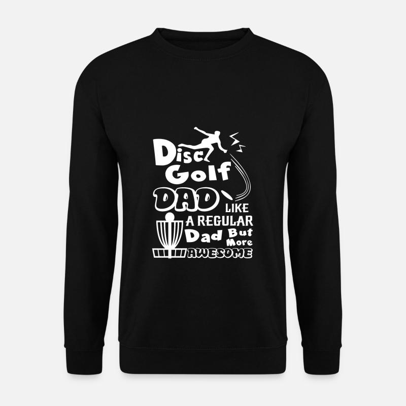 Discgolf Super Discgolf Dad - Unisex Pullover - Schwarz