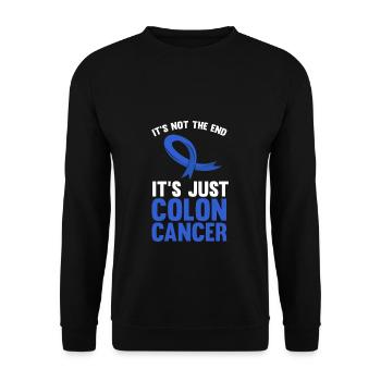 C'est juste la sensibilisation au cancer du côlon - Sweat-shirt Unisexe - noir - Devant - Alina (178cm) & Michal (187cm)