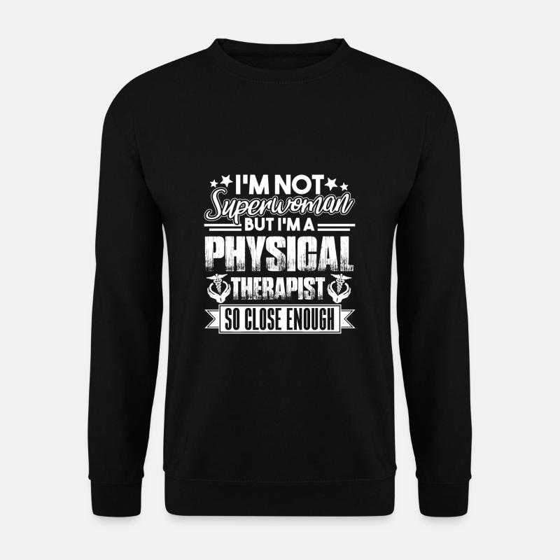 Physiotherapeut Lustiger Physiotherapeut - Unisex Pullover - Schwarz