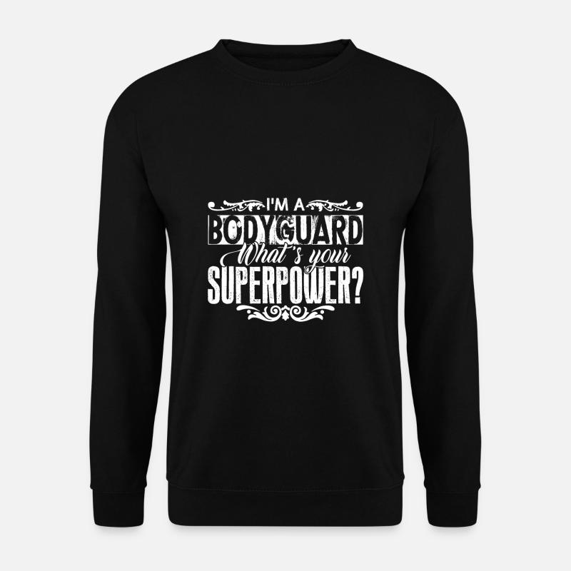 Leibwächter 'ma Leibwächter - Unisex Pullover - Schwarz