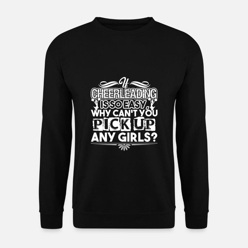 Cheerleading Wenn Cheerleading einfach ist - Unisex Pullover - Schwarz