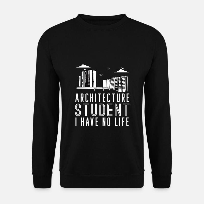 Etudiant architecte architecte - Sweat-shirt Unisexe - noir