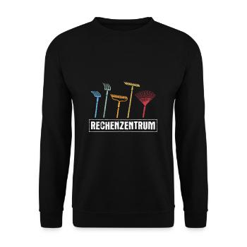 Rechenzentrum Gärtner Gärtnerei Garten Geschenkide - Unisex Pullover - Schwarz - Vorne - Alina (178cm) & Michal (187cm)