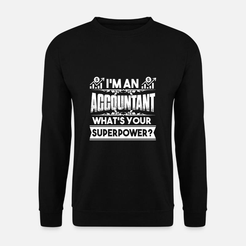 Comptable Comptable Superpower - Sweat-shirt Unisexe - noir