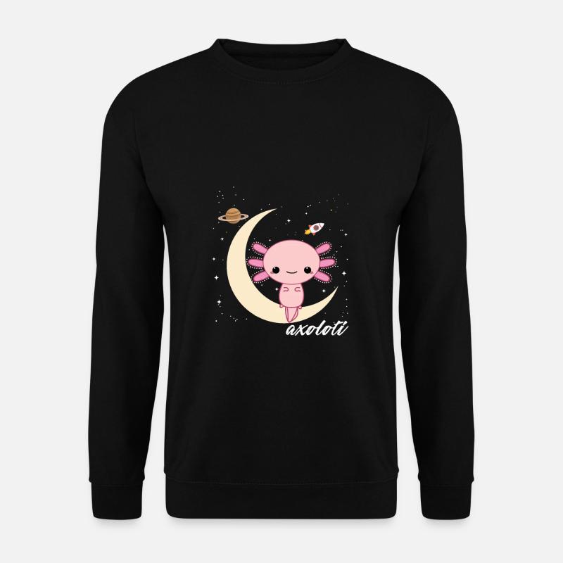 Axolotl dans l’espace - Cadeau de l’espace Axolotl - Sweat-shirt Unisexe - noir