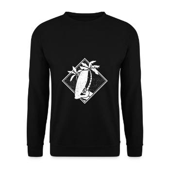 Windsurfing Windsurfing - Unisex Sweatshirt - black - Front - Alina (178cm) & Michal (187cm)