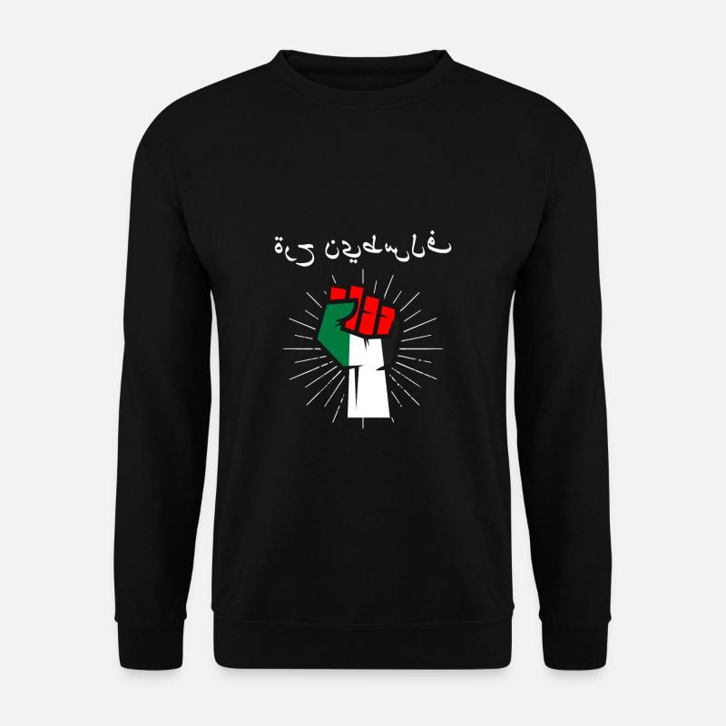 Free Palastine Tshirt Palästina - Unisex Pullover - Schwarz