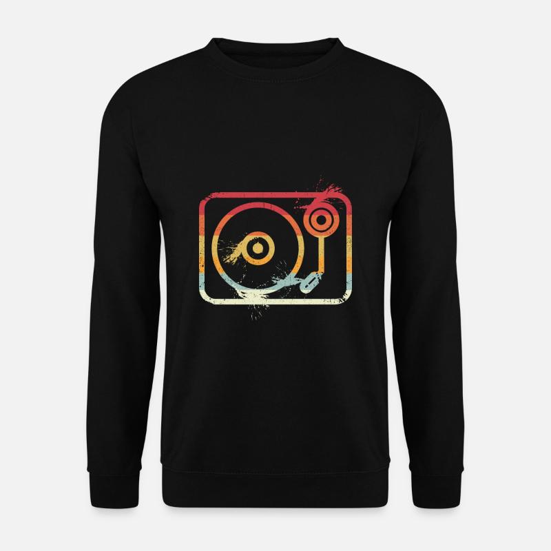 Vinyle vinyle - Sweat-shirt Unisexe - noir