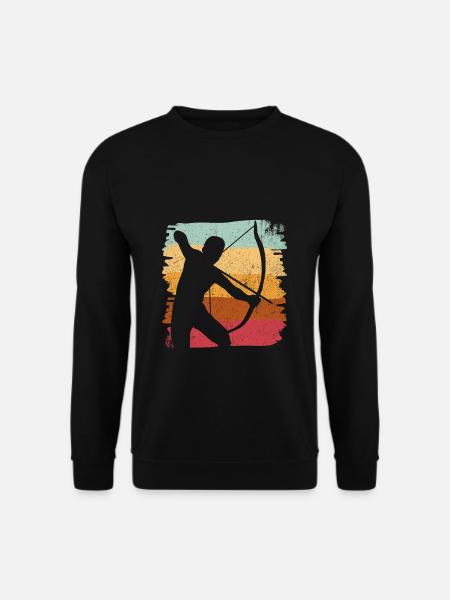 Bogenschütze Bogenschießen Bogensport - Unisex Pullover - Schwarz