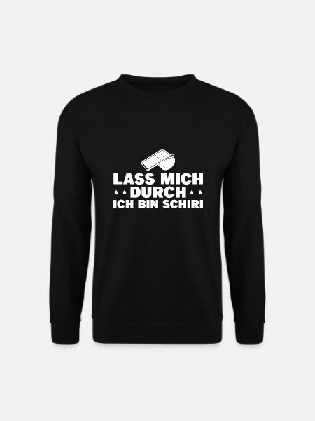Schiedsrichter Unparteiischer Schiri Geschenkidee - Unisex Pullover - Schwarz