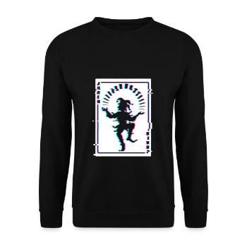 JOKER Karte Spielkarten Joker Kostüm Karte Karneva - Unisex Pullover - Schwarz - Vorne - Alina (178cm) & Michal (187cm)