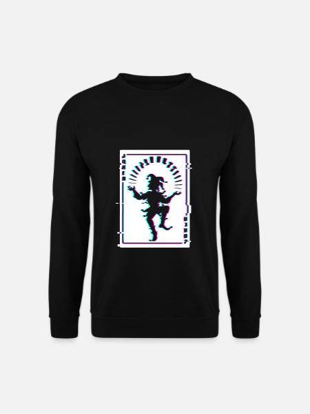 JOKER Karte Spielkarten Joker - Unisex Pullover - Schwarz