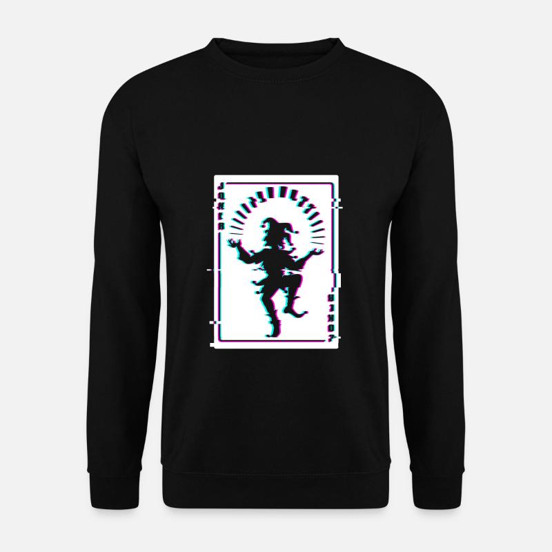JOKER Karte Spielkarten Joker - Unisex Pullover - Schwarz