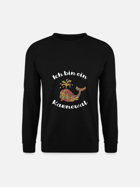 Karneval Kostüm Konfetti Karnewal Fasching - Unisex Pullover - Schwarz