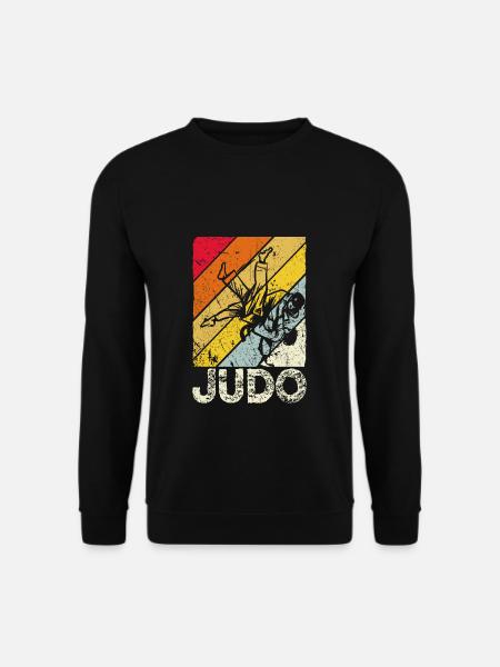 Vintage Judo Judoka - Unisex Pullover - Schwarz
