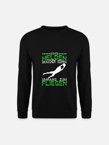 Torwart Shirt Fußball Handball Torhüter Torwart Ge - Unisex Pullover - Schwarz