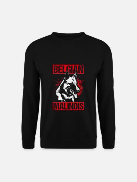 Belgian Malinois Hunde - Unisex Pullover - Schwarz