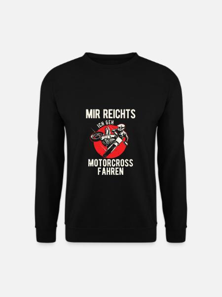 Mir Reichts ich Geh Motocross Fahren Dirt Biker Ju - Unisex Pullover - Schwarz