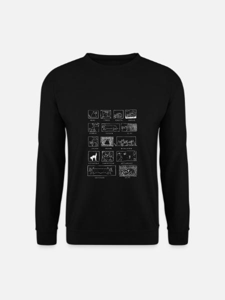 Synthesizer Katzen Analog Synth Musiker Modular - Unisex Pullover - Schwarz