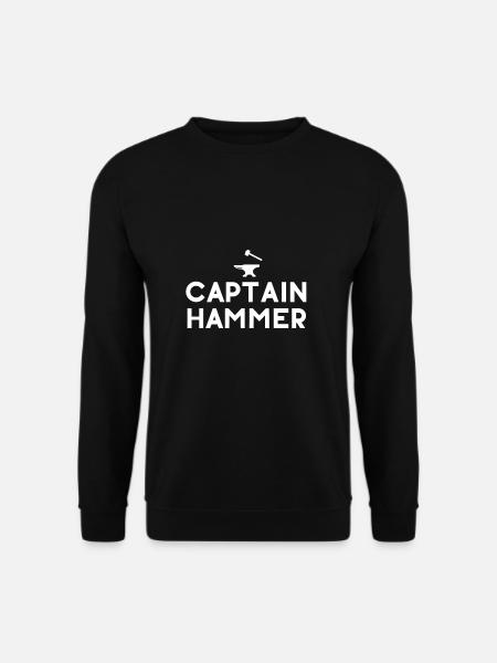 Captain Hammer - Unisex Sweatshirt - black