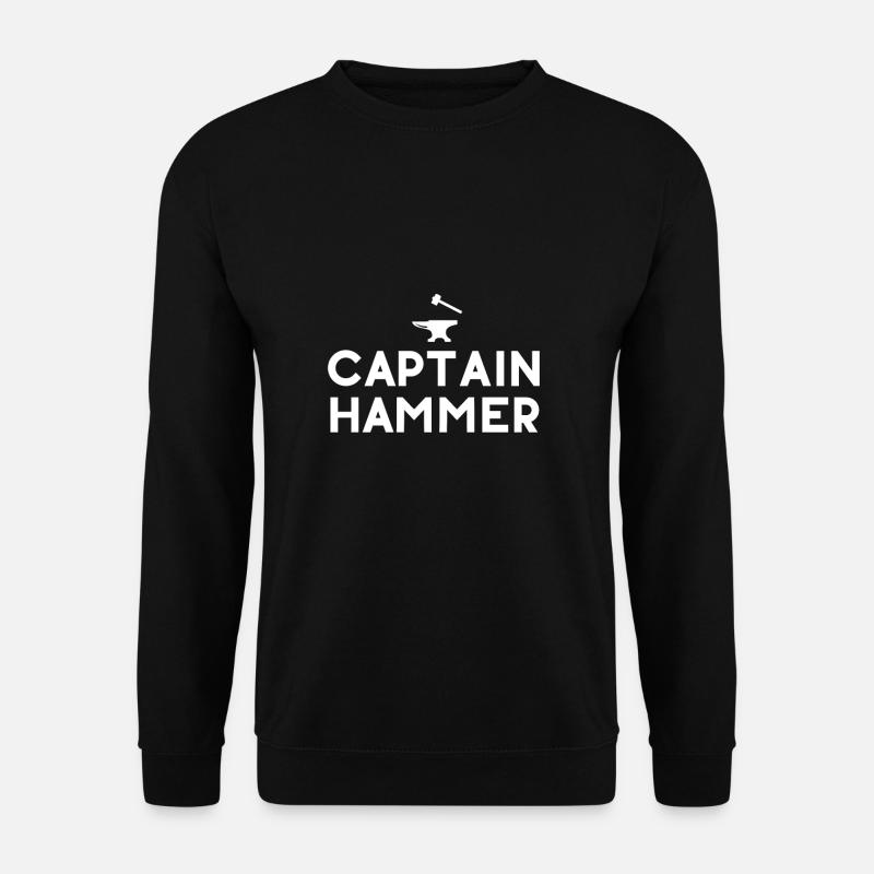 Captain Hammer - Unisex Sweatshirt - black