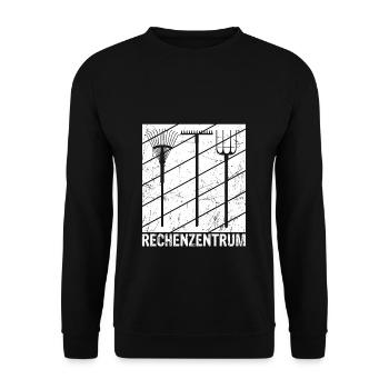 Rechenzentrum - Unisex Pullover - Schwarz - Vorne - Alina (178cm) & Michal (187cm)