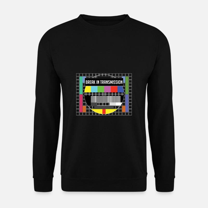 Sendepause 70er 80er 90er Mottoparty 90's Kostüm - Unisex Pullover - Schwarz