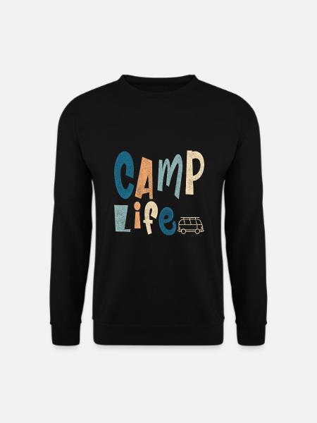 Camp Life - Unisex Sweatshirt - black
