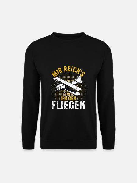 Mir Reichts Ich Geh Helikopter fliegen - Helikopte - Unisex Pullover - Schwarz