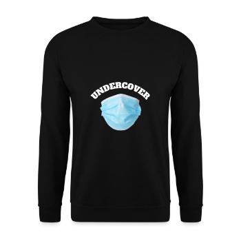 Undercover by HOB Products - Unisex Sweatshirt - black - Front - Alina (178cm) & Michal (187cm)