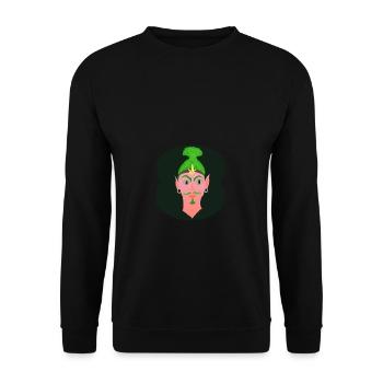 Produits Waldelb by HOB - Sweat-shirt Unisexe - noir - Devant - Alina (178cm) & Michal (187cm)