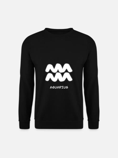 Horoscope du Verseau par HOB Products - Sweat-shirt Unisexe - noir