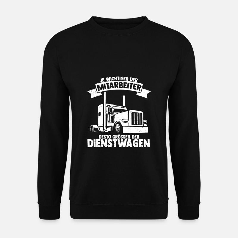 Diesel Transportmaschinen Berufskraftfahrer Lastkr - Unisex Pullover - Schwarz