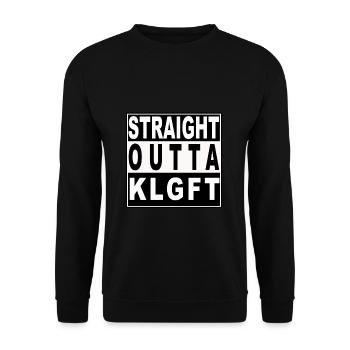 Tout droit sorti de Klagenfurt - Sweat-shirt Unisexe - noir - Devant - Alina (178cm) & Michal (187cm)
