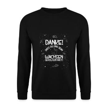 Kindergärtner Kita Kiga Kindergarten Geschenk Erzi - Unisex Pullover - Schwarz - Vorne - Alina (178cm) & Michal (187cm)