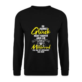 Motorradfans Speed Date Motorradliebhaber Hobby Ge - Unisex Pullover - Schwarz - Vorne - Alina (178cm) & Michal (187cm)