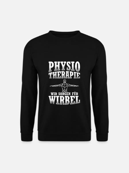 Physiotherapeut Physio Spruch Therapeut Geschenk M - Unisex Pullover - Schwarz