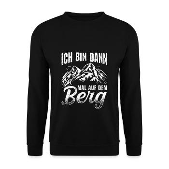 Berge Wanderer Natur Liebhaber Berg Kletterer Berg - Unisex Pullover - Schwarz - Vorne - Alina (178cm) & Michal (187cm)