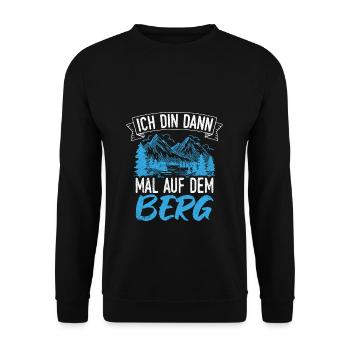 Berge Wanderer Natur Liebhaber Berg Kletterer Berg - Unisex Pullover - Schwarz - Vorne - Alina (178cm) & Michal (187cm)