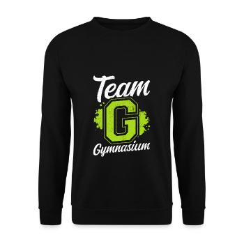Schulkind Schulwechsel Beste Klasse Schulstart Gym - Unisex Pullover - Schwarz - Vorne - Alina (178cm) & Michal (187cm)
