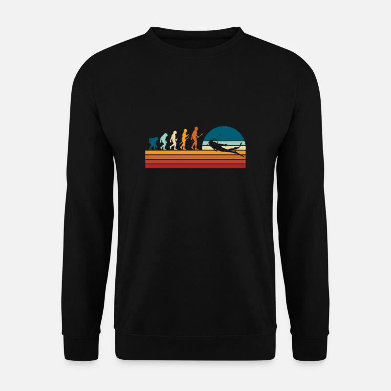 Diver Evolution Diving & Sea Diving - Unisex Sweatshirt - black