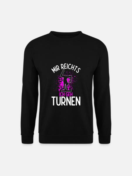 Mir Reichts Ich Geh Turnen Handstand Trainer Turn - Unisex Pullover - Schwarz