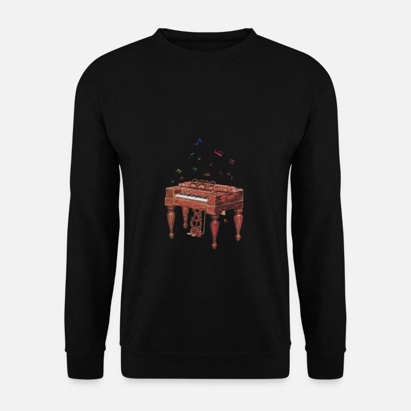Klavier Piano Musiker Geschenk Pianisten - Unisex Pullover - Schwarz